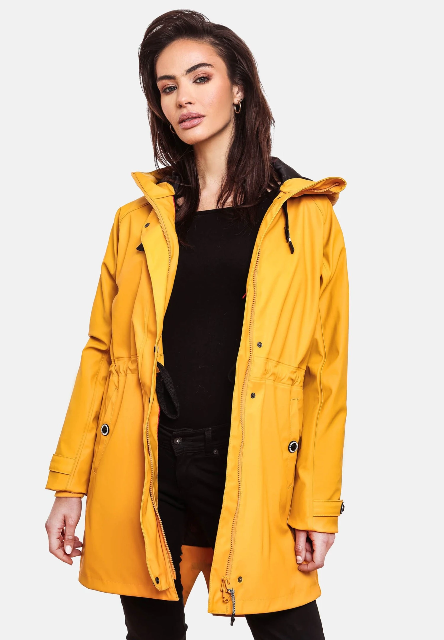 Navahoo Rainy Flower - Parka - Amber Yellow 4 Navahoo Rainy Flower - Parka - Amber Yellow - Afbeelding 4