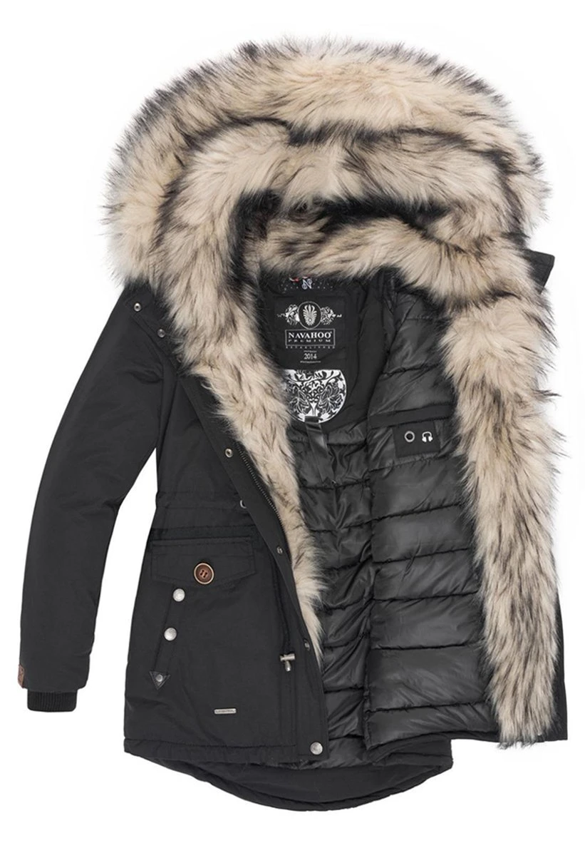 Navahoo Sweety - Winterjas - Black 6 Navahoo Sweety - Winterjas - Black - Afbeelding 6