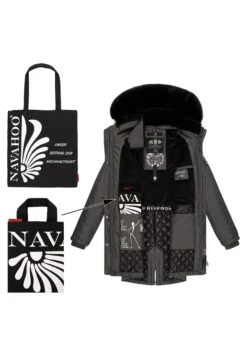 Navahoo Tiniis - Winterjas - Dark Grey -Navahoo WWinkel 1af9abe2a0fe44d3840fb60038bc6aad