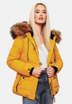 Navahoo Zoja - Winterjas - Yellow -Navahoo WWinkel 22d6f9d3543c45dca0a55999e89732c9