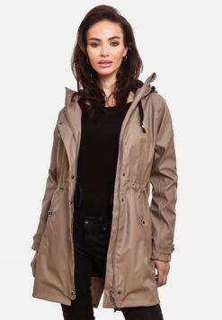 Navahoo Rainy Flower - Parka - Taupe -Navahoo WWinkel 241bce4f388a44cd916a2355b73f7147