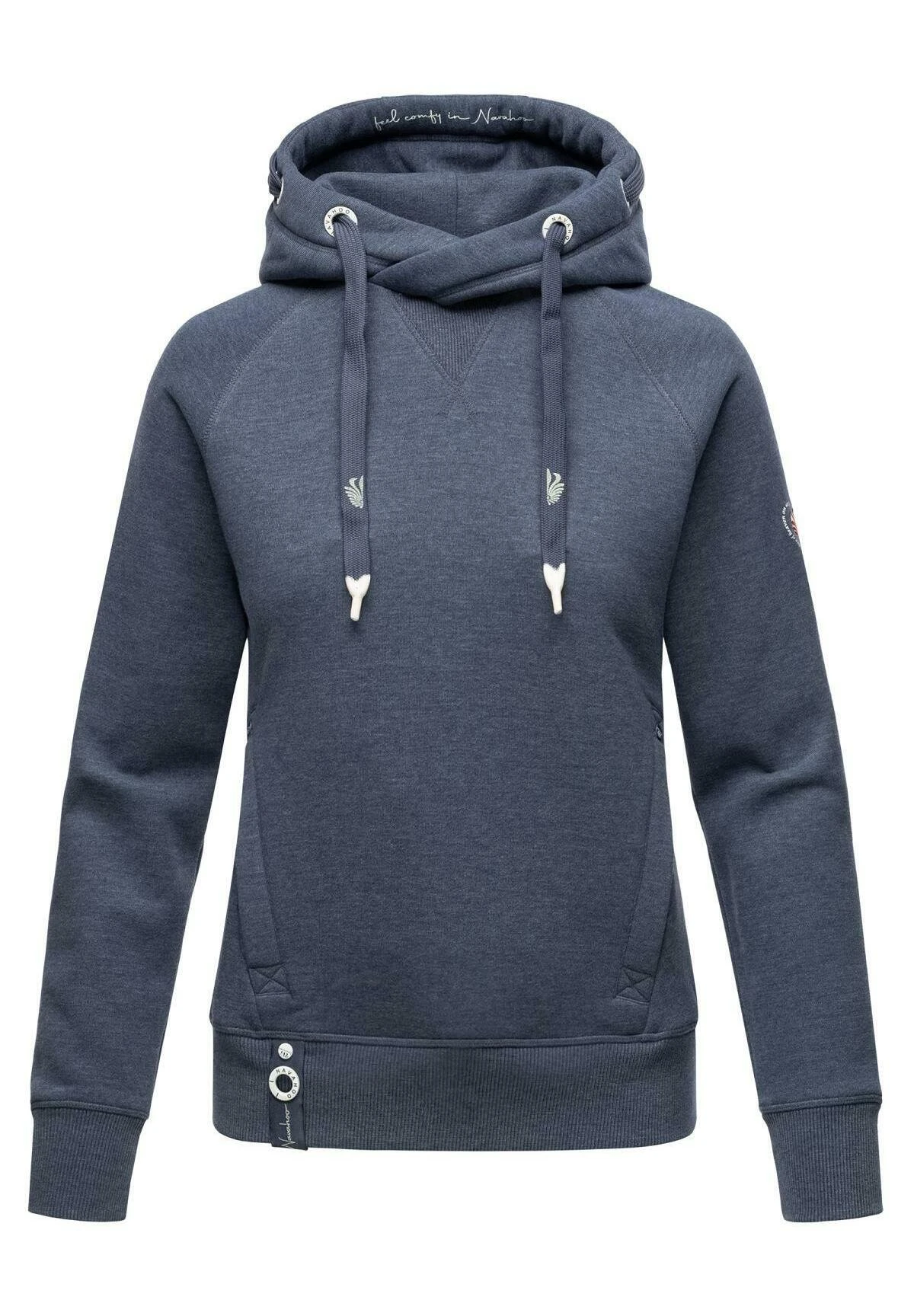 Navahoo Liebesmäuschen - Hoodie - Dusty Blue Melange 1 Navahoo Liebesmäuschen - Hoodie - Dusty Blue Melange