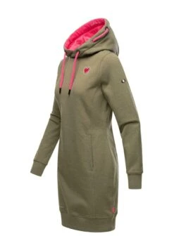 Navahoo Jurk - Dusty Olive Melange -Navahoo WWinkel 2f177a65c6a14fbf935af703b3aaabbd