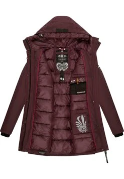 Navahoo Blizzardstorm - Parka - Dark Red Melange -Navahoo WWinkel 3ce5d875b9654c71941585d174bf83d5