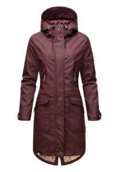 Navahoo Parka - Dark Red Melange