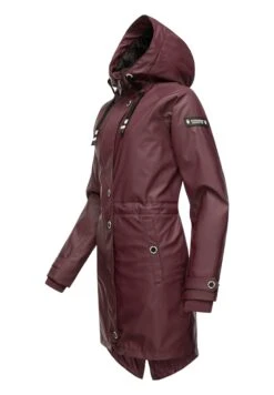 Navahoo Rainy Flower - Parka - Dark Red Melange -Navahoo WWinkel 40e2997508644c2391298e6be0d0ca42