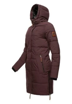 Navahoo Halina - Winterjas - Dark Red Melange -Navahoo WWinkel 440e82f9b0ec4a5a965adb76477487e4
