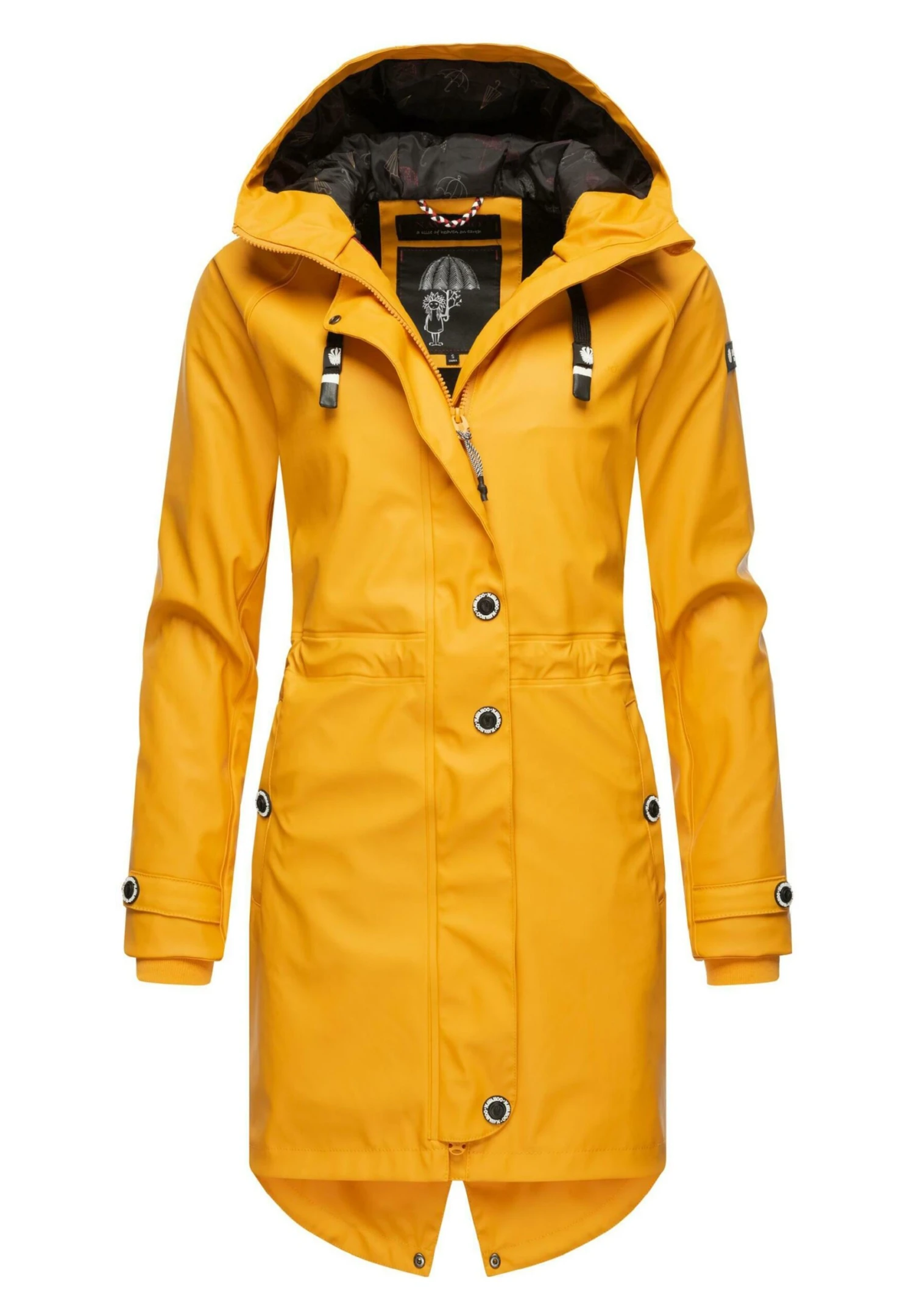 Navahoo Rainy Flower - Parka - Amber Yellow 9 Navahoo Rainy Flower - Parka - Amber Yellow - Afbeelding 9