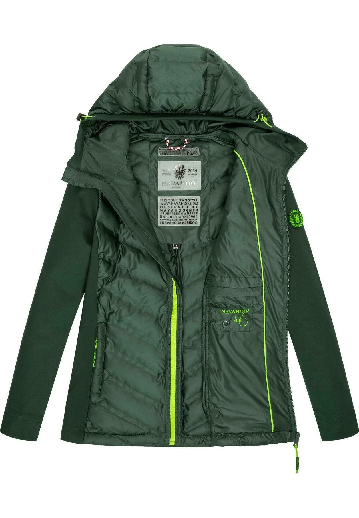 Navahoo Nimm Mich Mit - Jas - Dark Green 4 Navahoo Nimm Mich Mit - Jas - Dark Green - Afbeelding 4