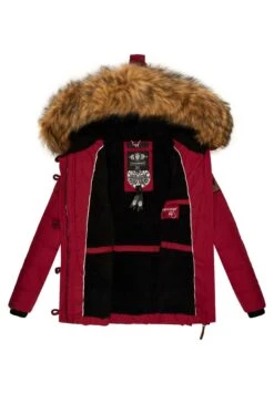 Navahoo Zoja - Winterjas - Blood Red -Navahoo WWinkel 6c67ab8ac7684d3782629a78d299cc4b