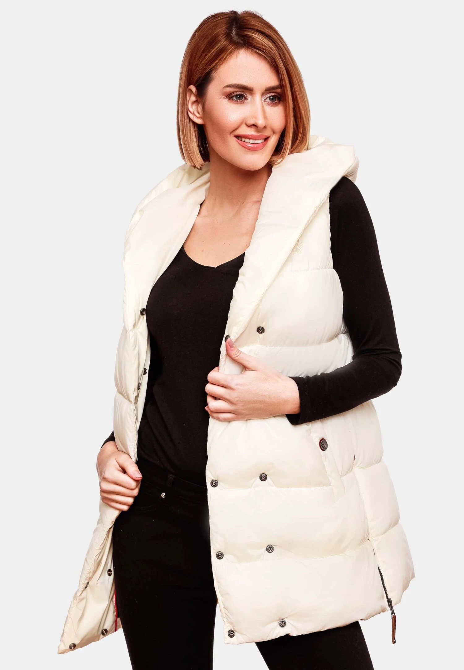 Navahoo Madilynaa - Bodywarmer - Offwhite 3 Navahoo Madilynaa - Bodywarmer - Offwhite - Afbeelding 3