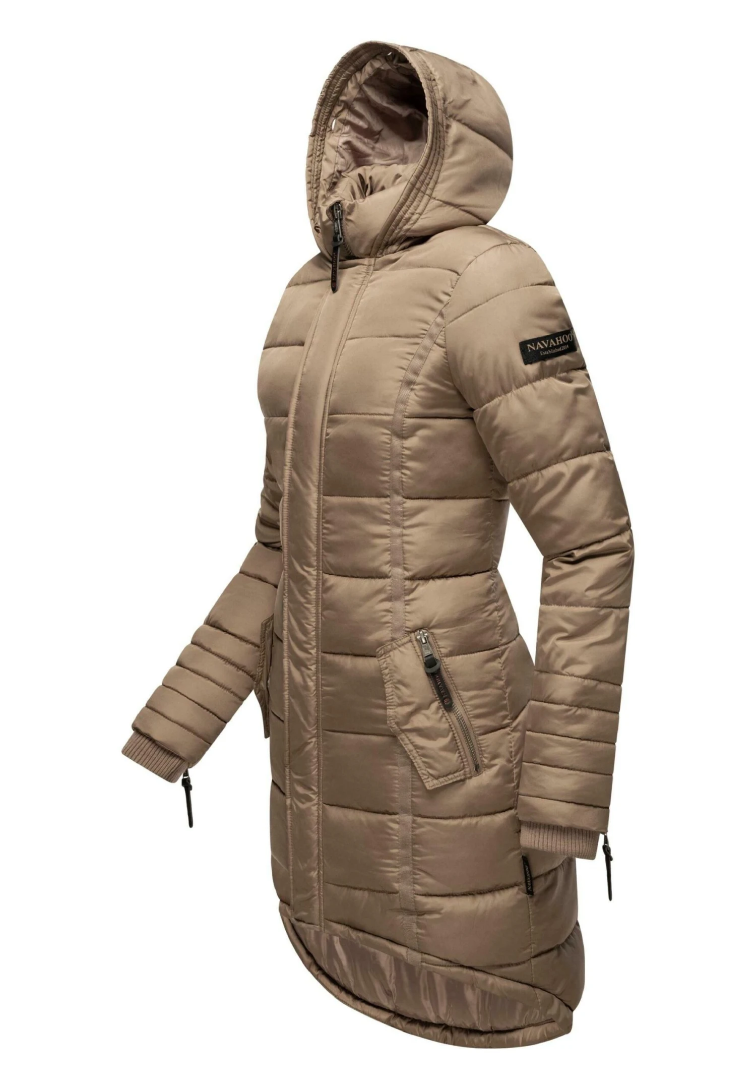 Navahoo Papaya - Winterjas - Taupe 4 Navahoo Papaya - Winterjas - Taupe - Afbeelding 4