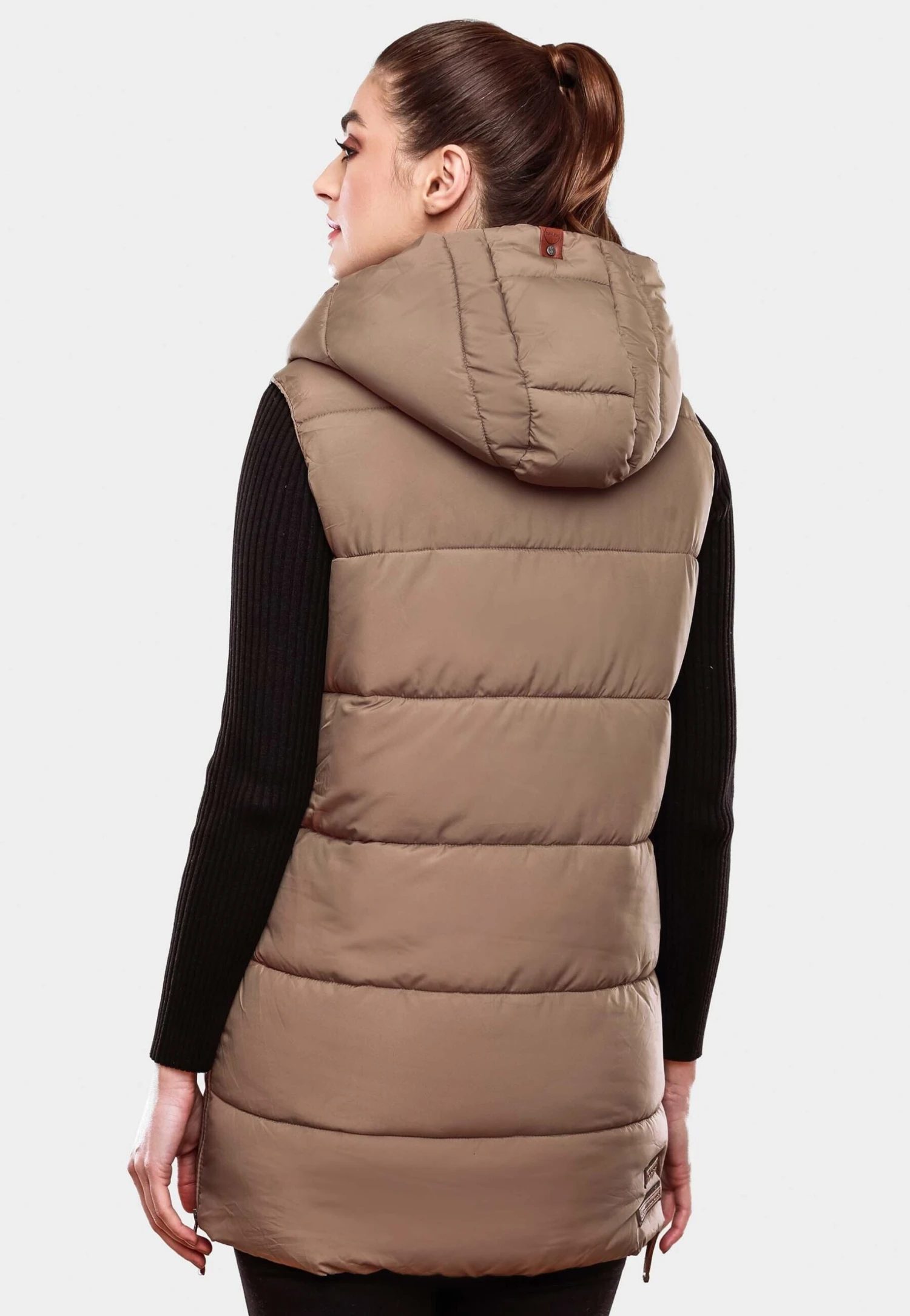 Navahoo Madilynaa - Bodywarmer - Dark Taupe 2 Navahoo Madilynaa - Bodywarmer - Dark Taupe - Afbeelding 2