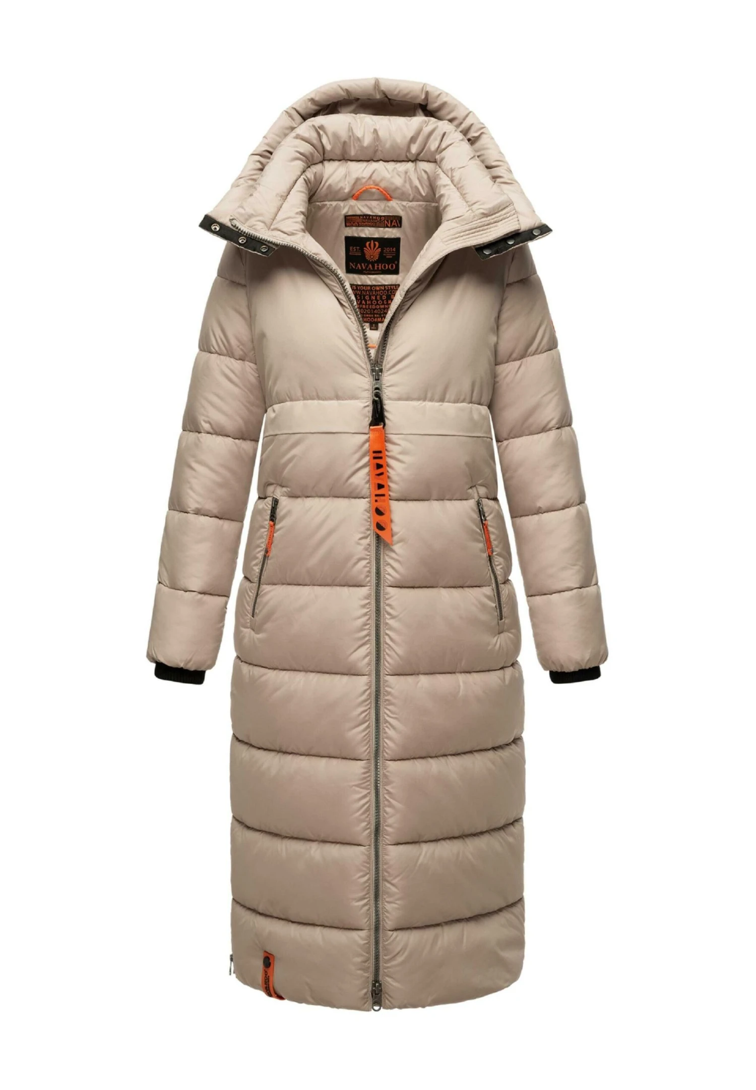 Navahoo Kristallblume - Winterjas - Taupe 1 Navahoo Kristallblume - Winterjas - Taupe