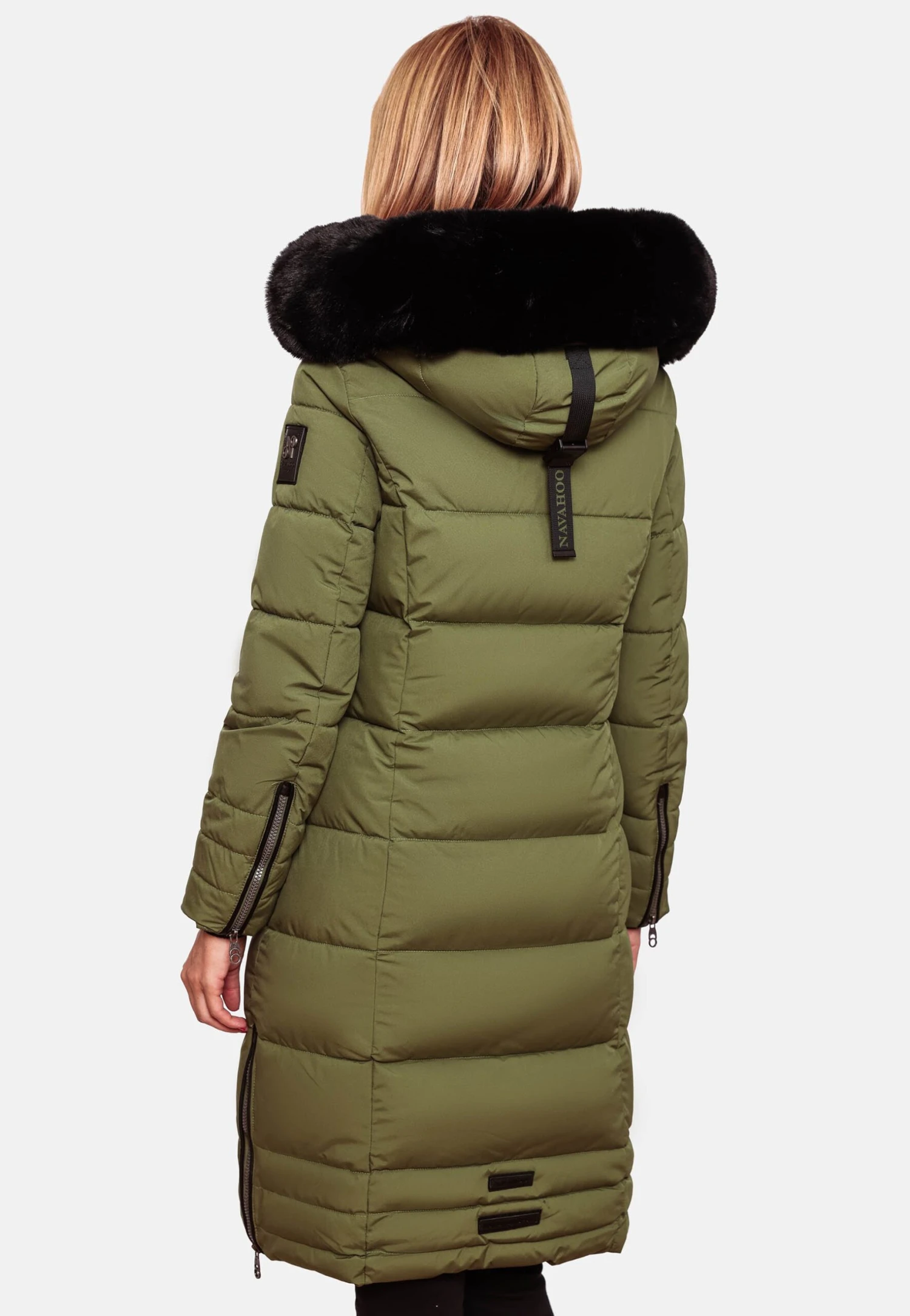 Navahoo Fahmiyaa - Winterjas - Dusty Olive 2 Navahoo Fahmiyaa - Winterjas - Dusty Olive - Afbeelding 2