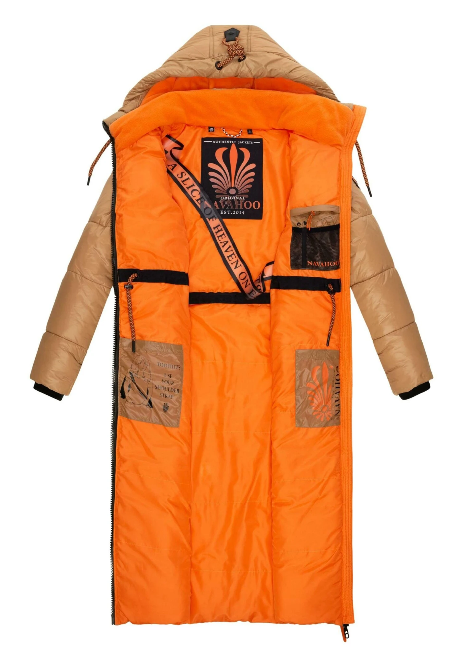 Navahoo Schmuseengel - Winterjas - Camel 3 Navahoo Schmuseengel - Winterjas - Camel - Afbeelding 3