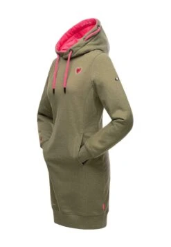 Navahoo Jurk - Dusty Olive Melange -Navahoo WWinkel 8b9e95a5b9084fe796bac51de8557f8c