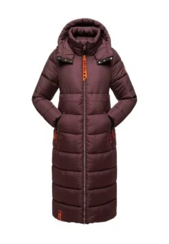 Navahoo Kristallblume - Winterjas - Dark Red Melange -Navahoo WWinkel 8e82a245519b483db516ebaf29f52dfa