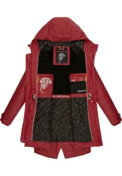 Navahoo Rainy Flower - Parka - Blood Red -Navahoo WWinkel 903c0175766043a586cf4c627f09926a