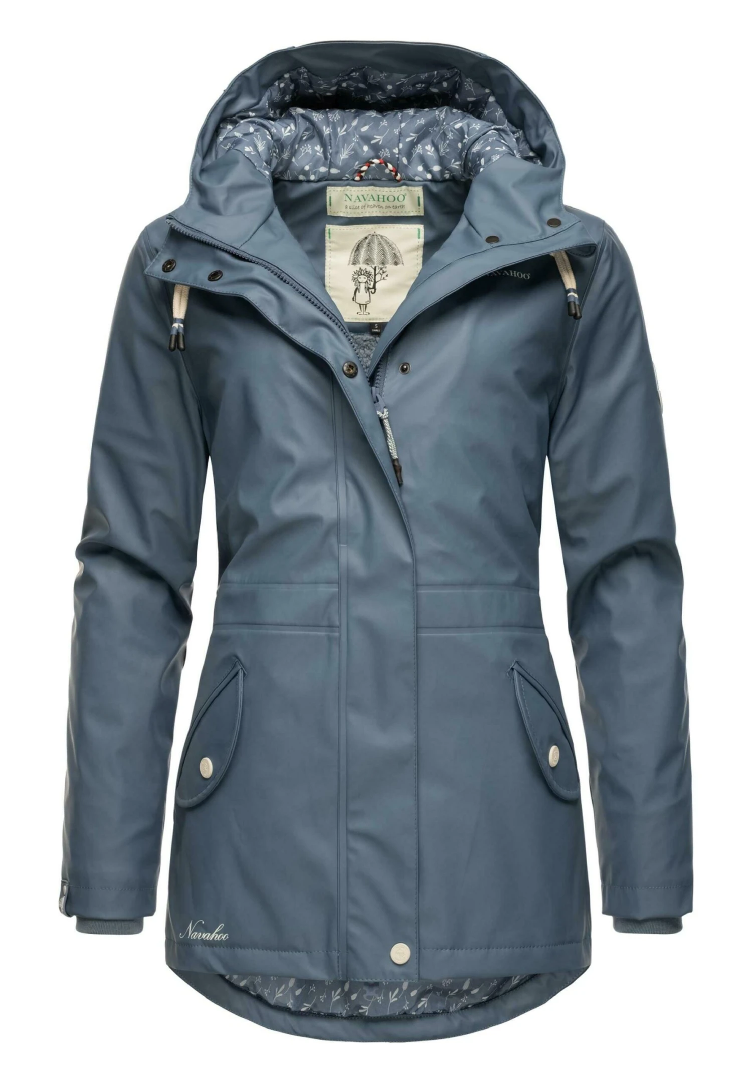 Navahoo Ocean Heart - Parka - Dusty Blue 5 Navahoo Ocean Heart - Parka - Dusty Blue - Afbeelding 5