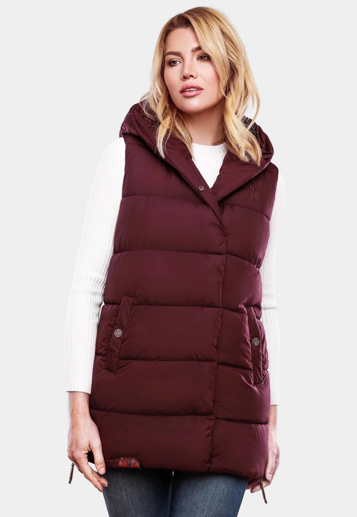 Navahoo Madilynaa - Bodywarmer - Wine 1 Navahoo Madilynaa - Bodywarmer - Wine