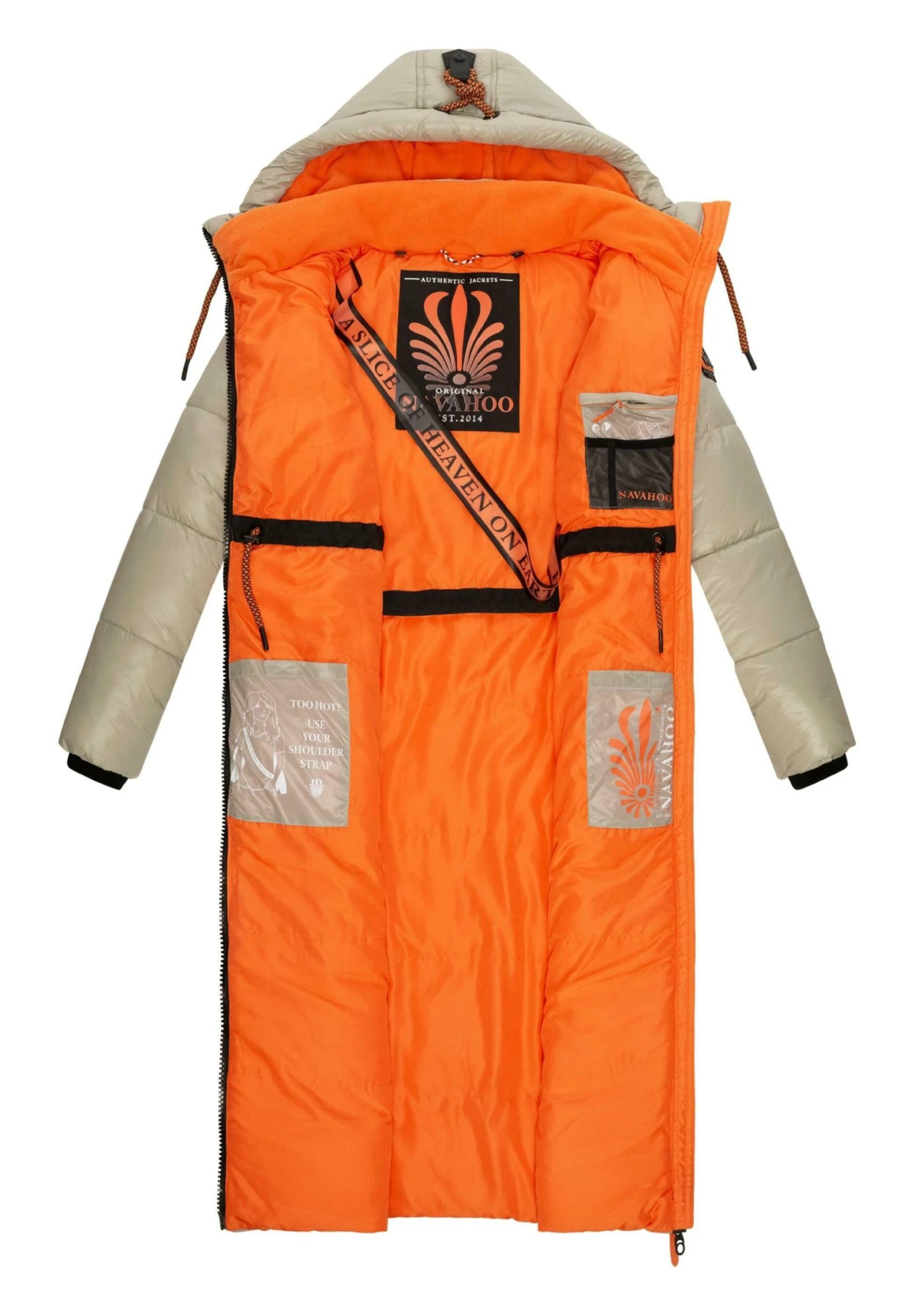 Navahoo Schmuseengel - Winterjas - Taupe 3 Navahoo Schmuseengel - Winterjas - Taupe - Afbeelding 3