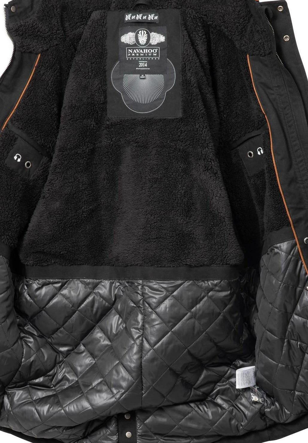 Navahoo Manaka - Winterjas - Schwarz 4 Navahoo Manaka - Winterjas - Schwarz - Afbeelding 4