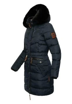 Navahoo Paula - Winterjas - Blue With Black Fur -Navahoo WWinkel a62bb80bf7604b0795424a80b2d50a5b