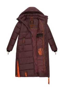 Navahoo Kristallblume - Winterjas - Dark Red Melange -Navahoo WWinkel aed97a876a44495ebb9a16316b86ea26