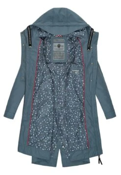 Navahoo Josinaa - Parka - Blue Melange -Navahoo WWinkel afb8e2ec715548fba6a331538dad31f7