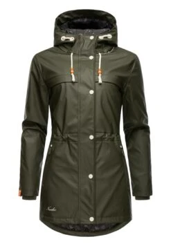 Navahoo Rainy Forest - Regenjas - Dark Olive