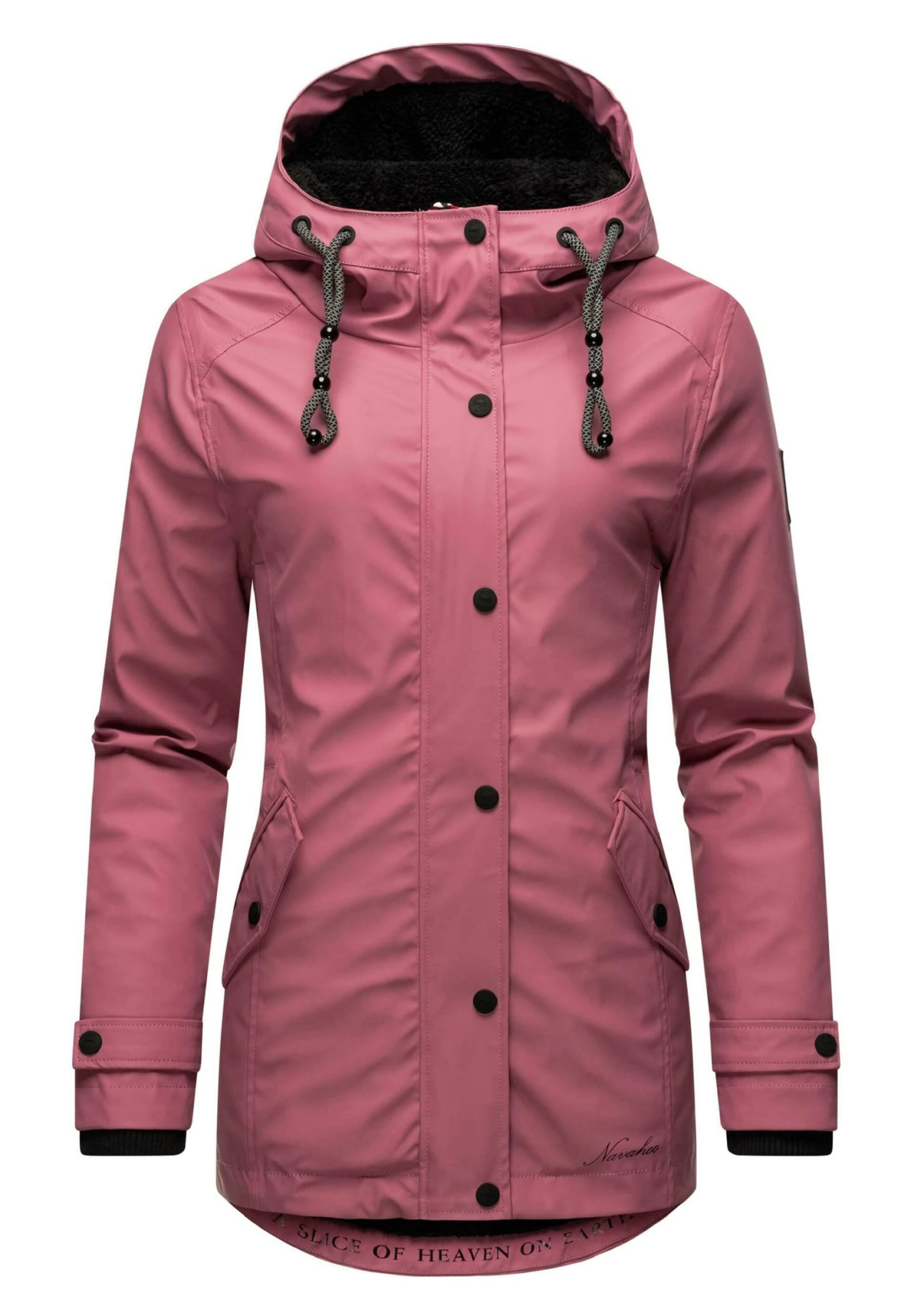 Navahoo Lindraa - Winterjas - Dark Rose 4 Navahoo Lindraa - Winterjas - Dark Rose - Afbeelding 4