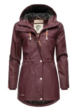 Navahoo Rainy Forest - Regenjas - Dark Red Melange -Navahoo WWinkel bf616a2a58db4570a4011255a5baad9e