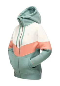 Navahoo Sweater Met Rits - Dusty Mint Melange -Navahoo WWinkel c74c3c109f6b4fd88dda7c7ae5e34ff6