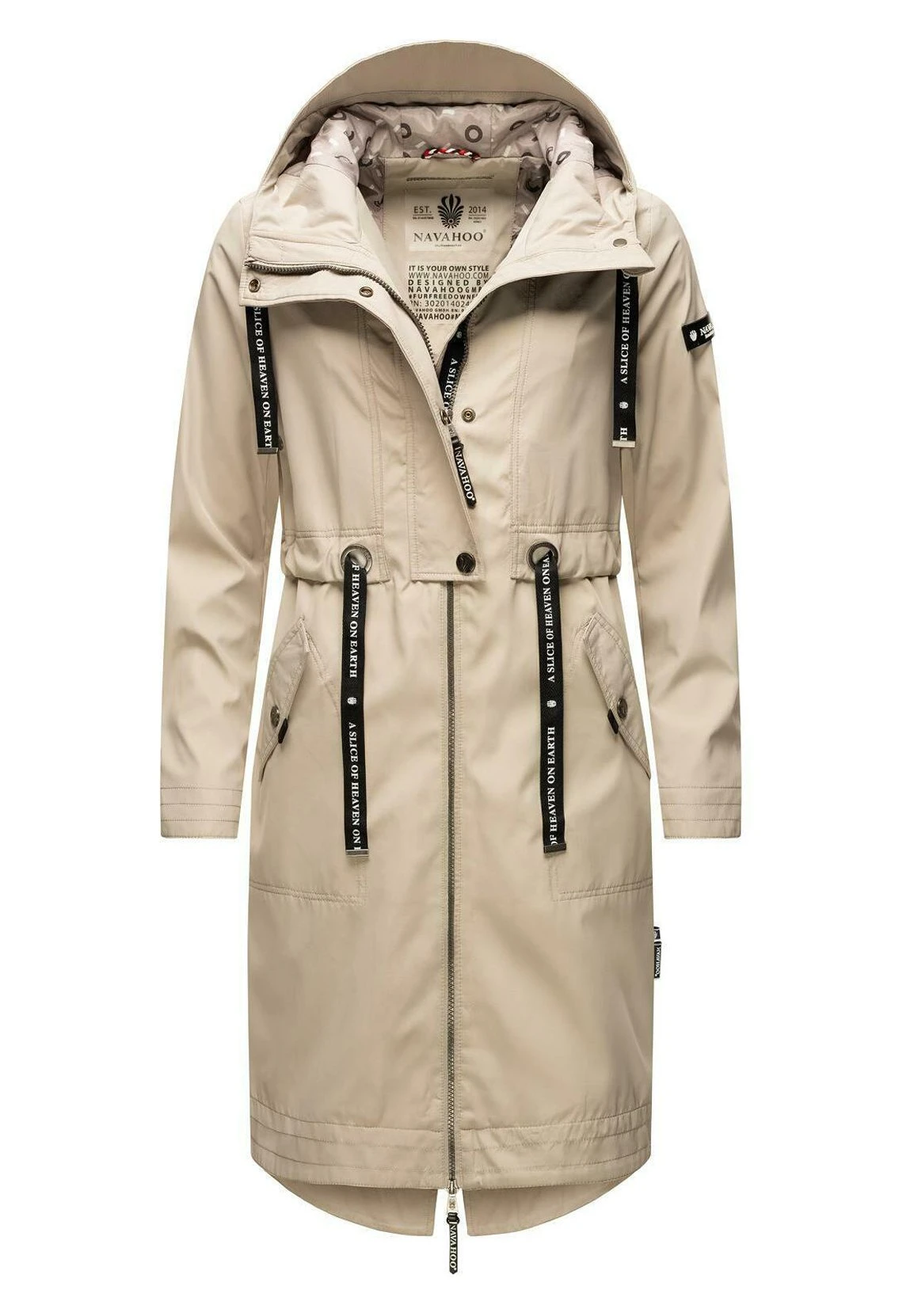 Navahoo Josinaa - Parka - Light Grey Melange 1 Navahoo Josinaa - Parka - Light Grey Melange