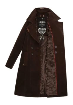 Navahoo Wooly - Halflange Jas - Dark Choco -Navahoo WWinkel c8d79417e3e94380bff0d4cd22e5c416