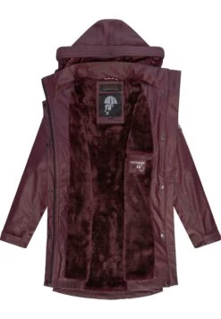 Navahoo Deike - Parka - Dark Red Melange -Navahoo WWinkel cf4ff8fa0334445cb19a7743647fd4aa
