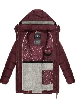 Navahoo Daliee - Winterjas - Dark Red Melange -Navahoo WWinkel d40881eb9ed4476dba8d1029d7de3cf2