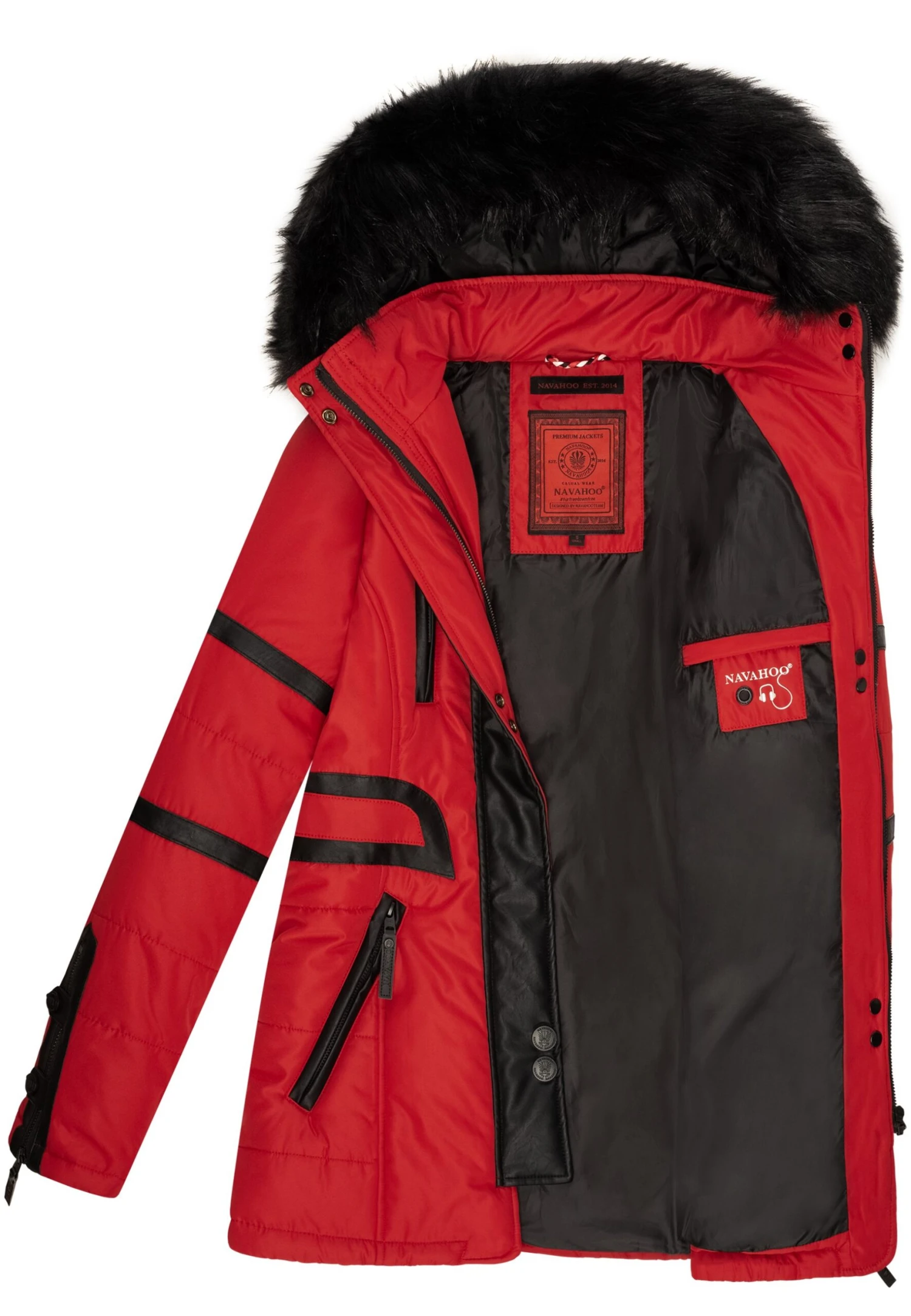 Navahoo Moon - Winterjas - Rot 4 Navahoo Moon - Winterjas - Rot - Afbeelding 4