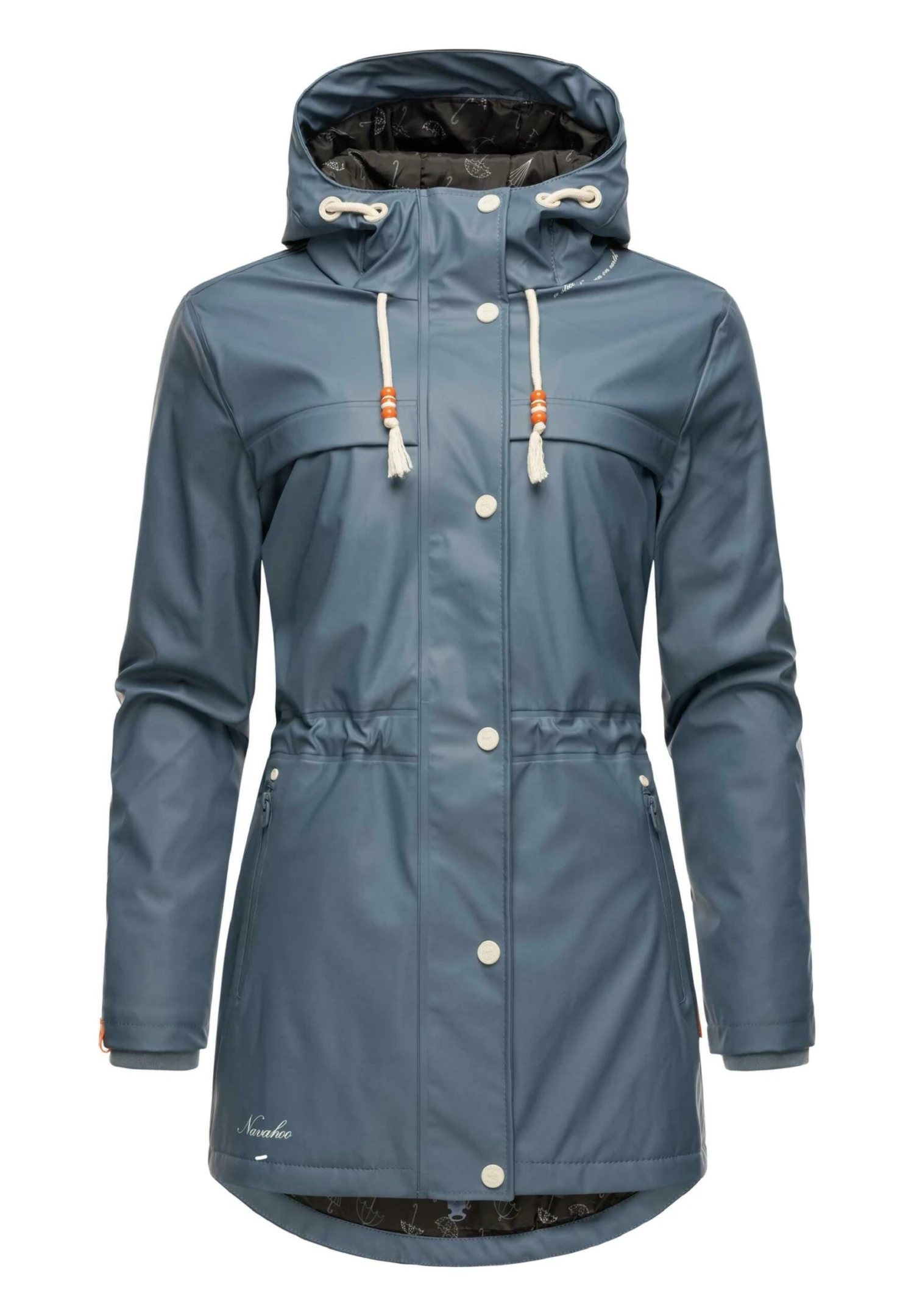 Navahoo Rainy Forest - Regenjas - Dusty Blue 1 Navahoo Rainy Forest - Regenjas - Dusty Blue