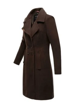 Navahoo Wooly - Halflange Jas - Dark Choco -Navahoo WWinkel eec6edb463254c04931e43a9eafda63b