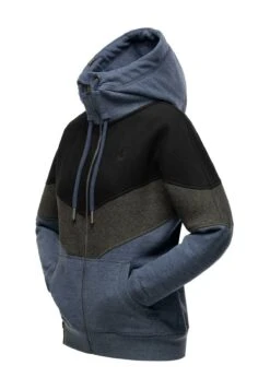 Navahoo Sweater Met Rits - Dusty Blue Melange -Navahoo WWinkel f0cf8268a66b4454ab1e4048460f04c2