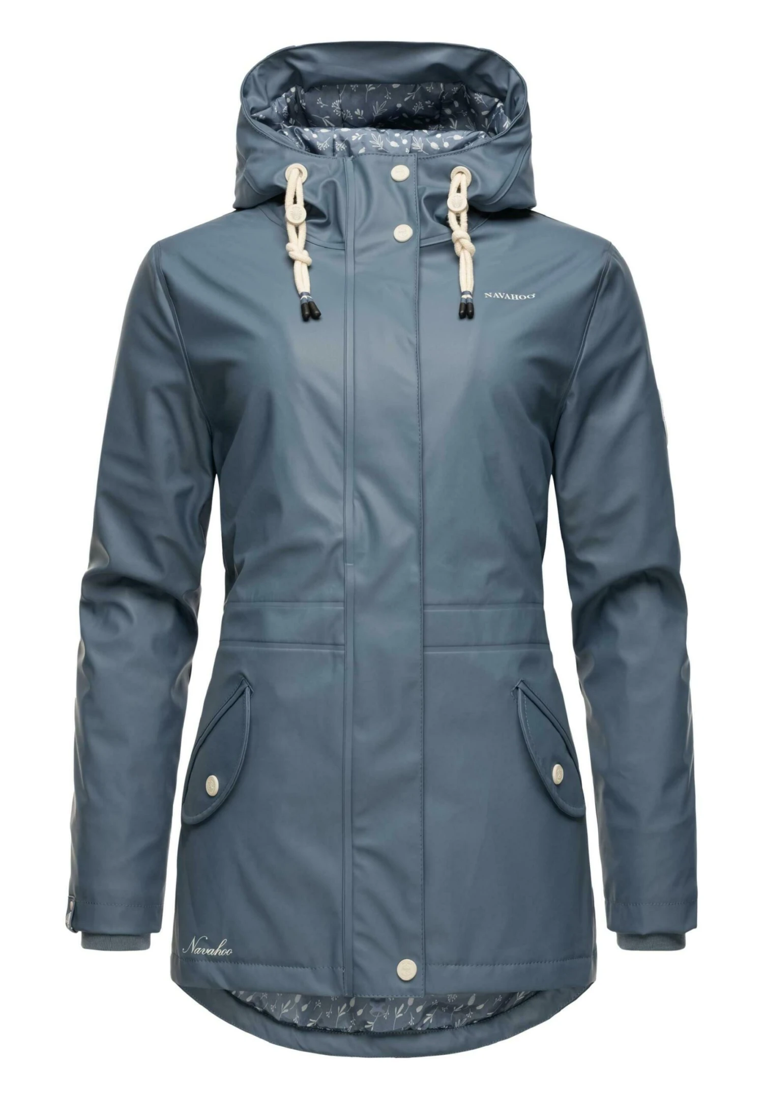 Navahoo Ocean Heart - Parka - Dusty Blue 1 Navahoo Ocean Heart - Parka - Dusty Blue