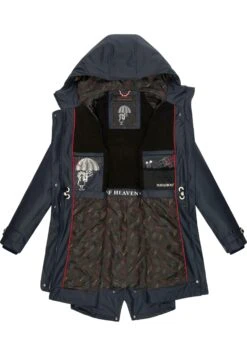 Navahoo Rainy Flower - Parka - Dark Blue -Navahoo WWinkel fa5eed4309114a22b9b42356c8f76e68
