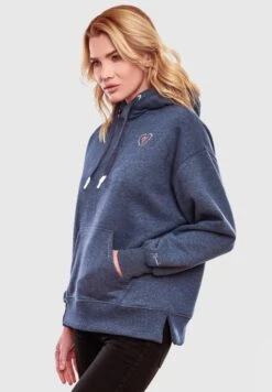 Navahoo Hoodie - Dusty Blue Melange -Navahoo WWinkel ffddcf1b2ec94fd8ae633249b333aace